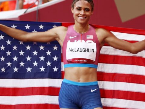 usas-sydney-mclaughlin-breaks-own-world-record-for-gold-glory-to-god-grateful-to-represent-usa+August_2021