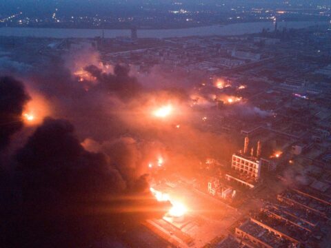 Explosion Strikes China Chemical