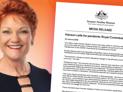 Senator Hanson COVID-19 Pandemic