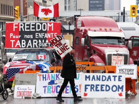 Vaccine Mandate Freedom Convoy Trudeau