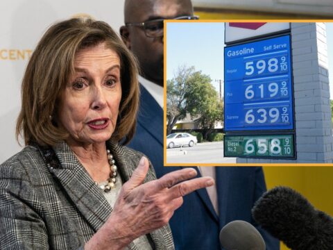 House Speaker Nancy Pelosi Americans gas prices USA inflation