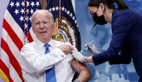 Biden Gets 5th COVID Shot